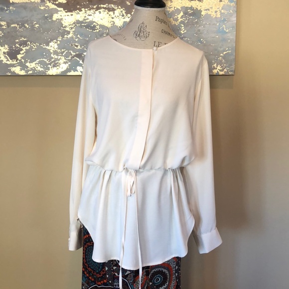 Ann Taylor tied blouse EUC - Picture 2 of 6